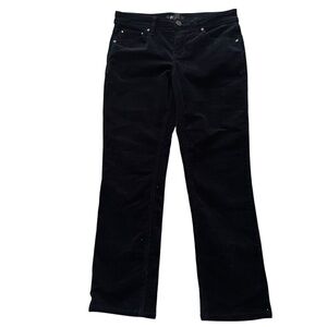 Beau Dawson Black Stretch Cotton Corduroy Straight Leg Jean 10P